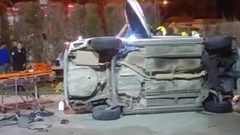 إصابة خطيرة بانقلاب مركبة في دير حنا
