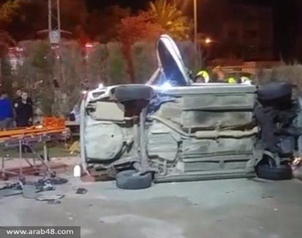 إصابة خطيرة بانقلاب مركبة في دير حنا