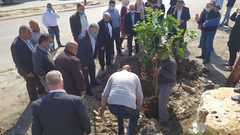 فعالية لزراعة أشجار في محيط المدارس غرب طولكرم