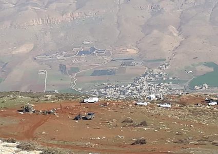 الاحتلال يصادر خيمة الاعتصام في بيت دجن شرق نابلس