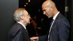 زيدان يمنح بيريز وعدًا حول مستقبل ريال مدريد