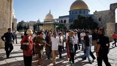 103 مستوطنين يقتحمون باحات المسجد الأقصى
