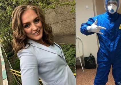 بطلة المصارعة الروسية تخوض تجربة التمريض بدخولها منطقة خطر العدوى