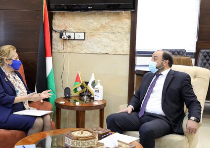 النائب العام يبحث مع رئيسة بعثة الشرطة الأوروبية تعزيز التعاون