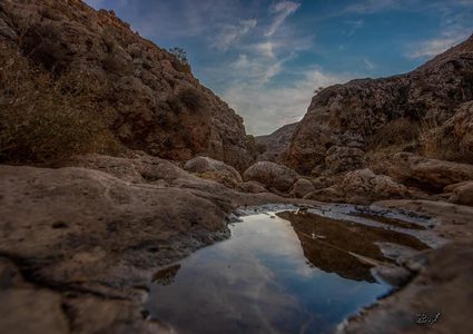 جمال الطبيعة في وادي اللصم بأريحا
