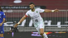 إصابة عمر السومة مهاجم أهلي جدة بفايروس كورونا