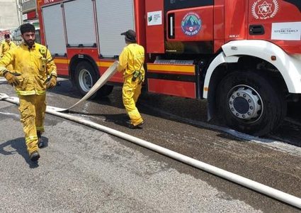 7 إصابات بينها خطيرة في احتراق منزل في سخنين