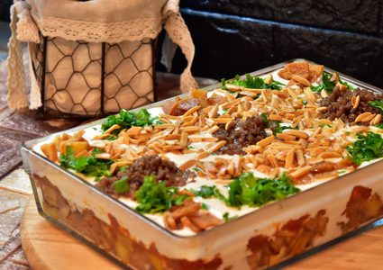 فتة الباذنجان