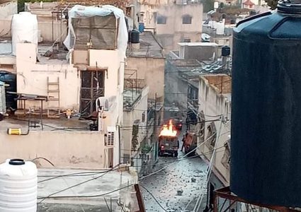 إصابات بـ"المطاط" وبالاختناق خلال مواجهات مع الاحتلال جنوب جنين