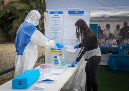 1719 إصابة جديدة بكورونا في دولة الاحتلال