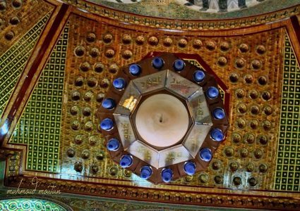 جمال الزخارف داخل قبة الصخرة