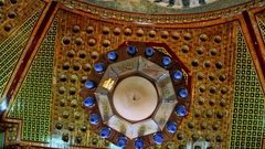 جمال الزخارف داخل قبة الصخرة