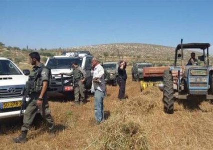 قوات الاحتلال تحتجز مركبة وجرارا زراعيا في الأغوار