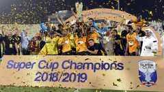 فريق الكويت يتوج بكأس السوبر للمرة الخامسة في تاريخه