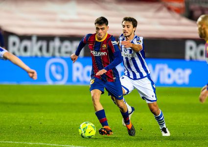 برشلونة يحقق فوز ثمين على المتصدر ريال سوسيداد