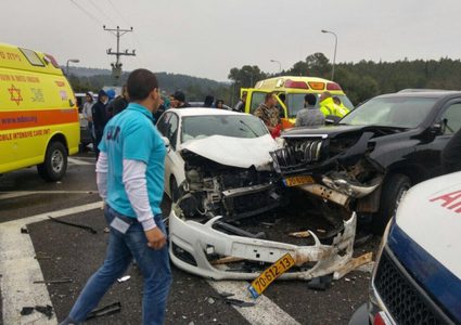 إصابة خطيرة اثر حادث سير قرب مجد الكروم