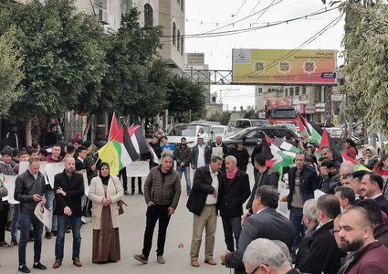 وقفة دعم واسناد للأسرى في طولكرم