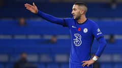 مدرب تشيلسي يؤكد غياب زياش عن مباراة السبت أمام أرسنال