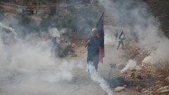 إصابات خلال قمع الاحتلال مسيرة منددة بالاستيطان شرق رام الله