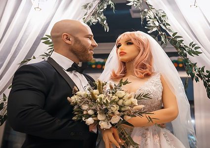 لاعب كمال أجسام شهير يعلن عن تحطم زوجته البلاستيكية!