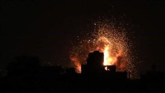 الاحتلال يشن سلسلة غارات على مدينة غزة