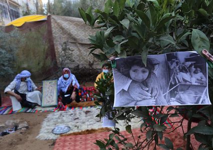 فعالية للتراث الفلسطيني في مخيم النصيرات وسط قطاع غزة