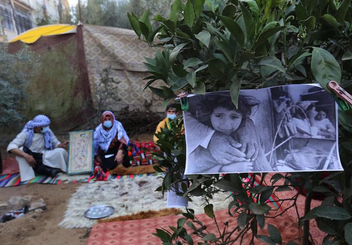 فعالية للتراث الفلسطيني في مخيم النصيرات وسط قطاع غزة