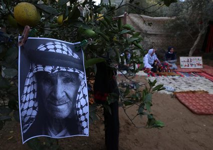 فعالية للتراث الفلسطيني في مخيم النصيرات وسط قطاع غزة