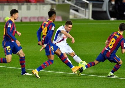 بغياب ميسي برشلونة يتعثر أمام ويكتفي بالتعادل