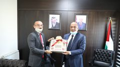 الشلالدة يبحث مع القنصل الايطالي تعزيز العلاقات ودعم قطاع العدالة