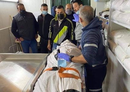 تشييع جثمان الشهيد زعاترة بعد تسليم جثمانه لذويه