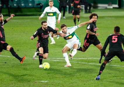 إلتشي يوقف عجلة انتصارات ريال مدريد ويفرض عليه التعادل