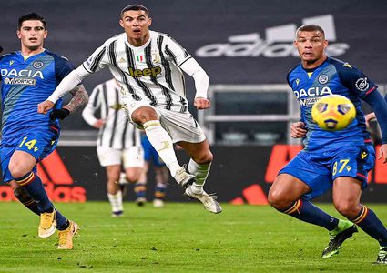 في ليلة تألق رونالدو يوفنتوس يكرم ضيفه أودينيزي برباعية