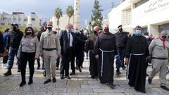 وصول حارس الأراضي المقدسة إلى بيت لحم للاحتفال بعيد الغطاس