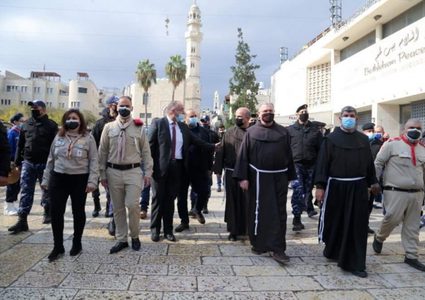 وصول حارس الأراضي المقدسة إلى بيت لحم للاحتفال بعيد الغطاس