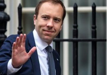 مات هانكوك : الوضع الصحي في بريطانيا خطر جدا جدا