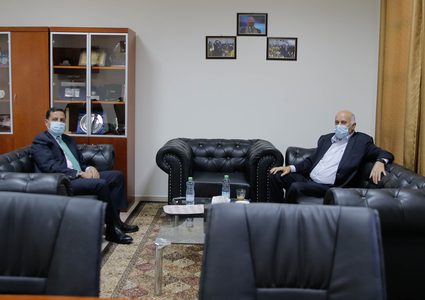 الرجوب يضع السفير الأردني في صورة آخر التطورات السياسية