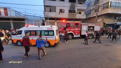 إصابات بالاختناق بحريق اندلع بشقة سكنية في خانيونس