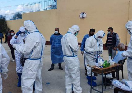 مستشفى الهمشري يستكمل اجراء فحوصات PCR في مخيمات جنوب لبنان