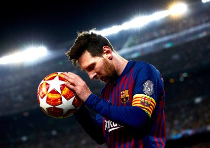 ليونيل ميسي يغيب عن مران برشلونة قبل نهائي السوبر الإسباني