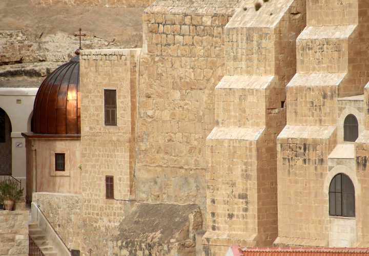 دير مارسابا المطل على وادي قدرون جنوب بيت لحم