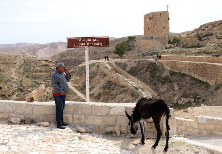 دير مارسابا المطل على وادي قدرون جنوب بيت لحم
