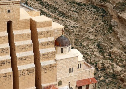 دير مارسابا المطل على وادي قدرون جنوب بيت لحم