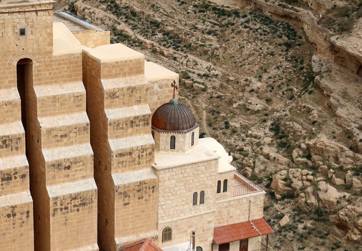 دير مارسابا المطل على وادي قدرون جنوب بيت لحم