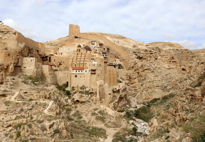 دير مارسابا المطل على وادي قدرون جنوب بيت لحم