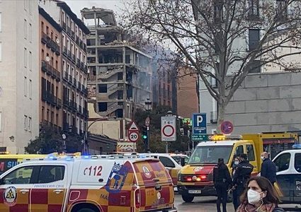 اسبانيا: مقتل اثنين في انفجار وسط مدريد
