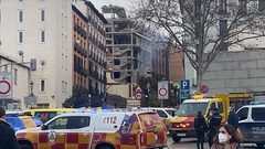اسبانيا: مقتل اثنين في انفجار وسط مدريد