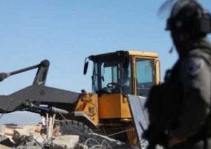الاحتلال يهدم منزلًا قيد الإنشاء في بيت لحم