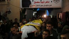 تشييع جثمان الشهيد الأسير ماهر سعسع