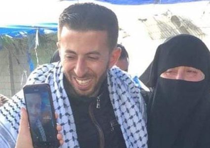 الأسير سعيد أبو بيح يتنفس الحرية بعد 17 عاما من الاعتقال